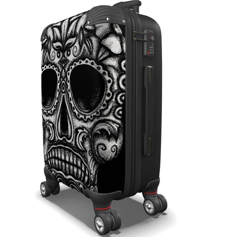 It sugar skull luggage on sale